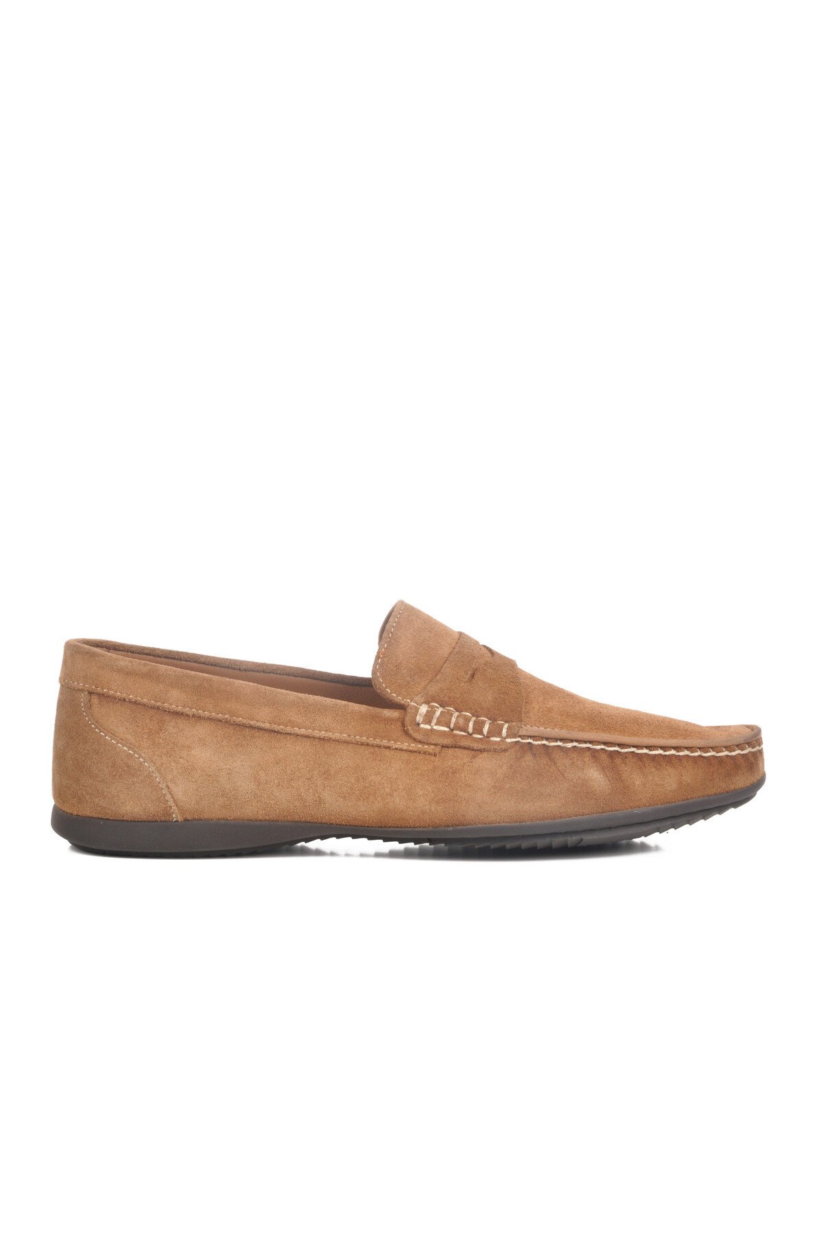 Kahve Süet Hakiki Deri Erkek Günlük Ayakkabı Kazar 3Y0113-163 M