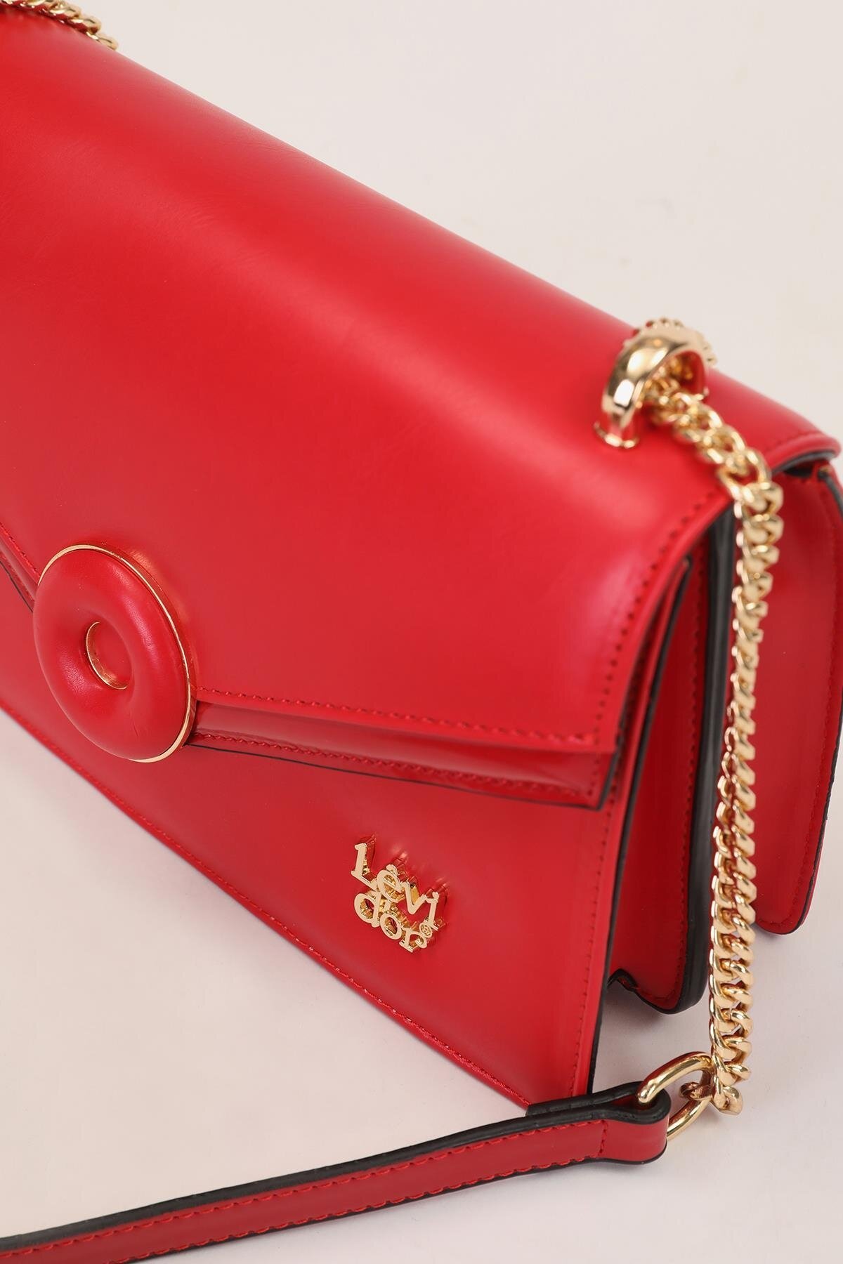 Kırmızı Kadın Omuz Çantası Levidor 930128