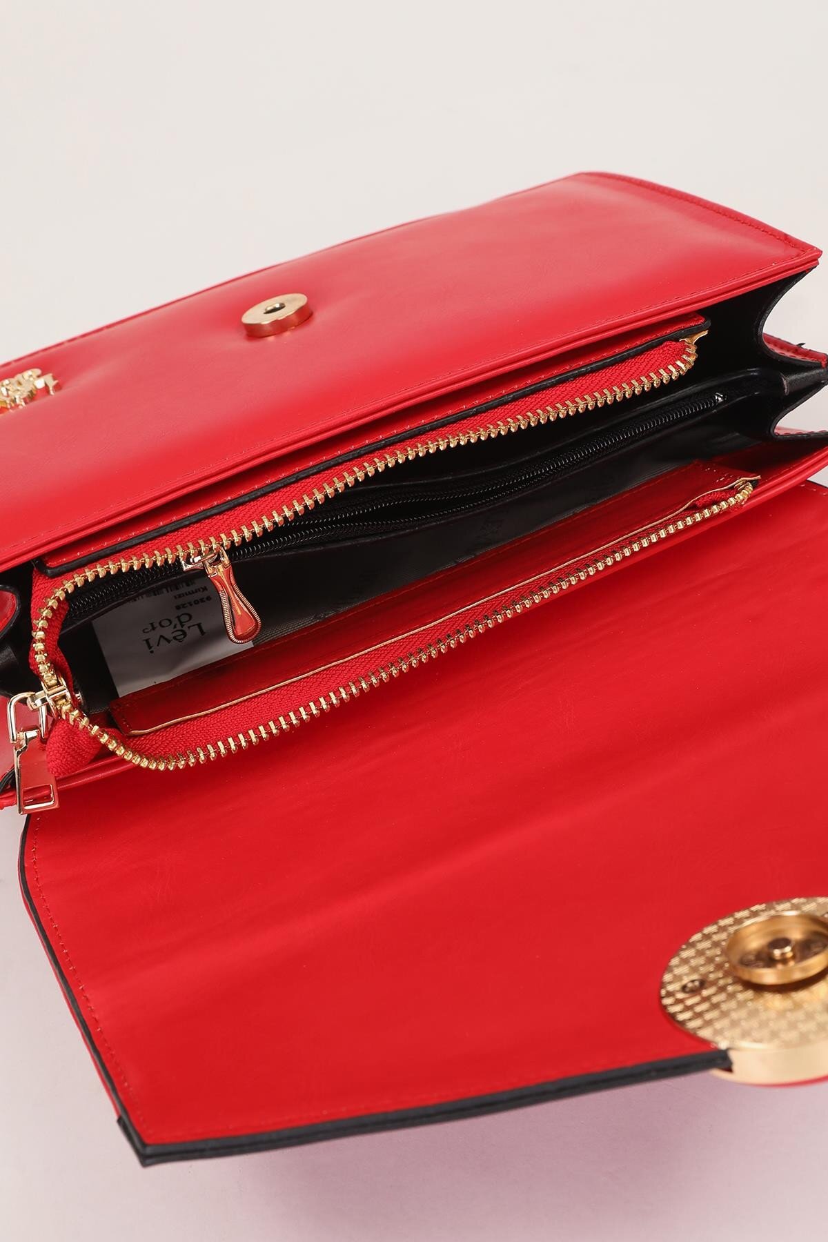 Kırmızı Kadın Omuz Çantası Levidor 930128