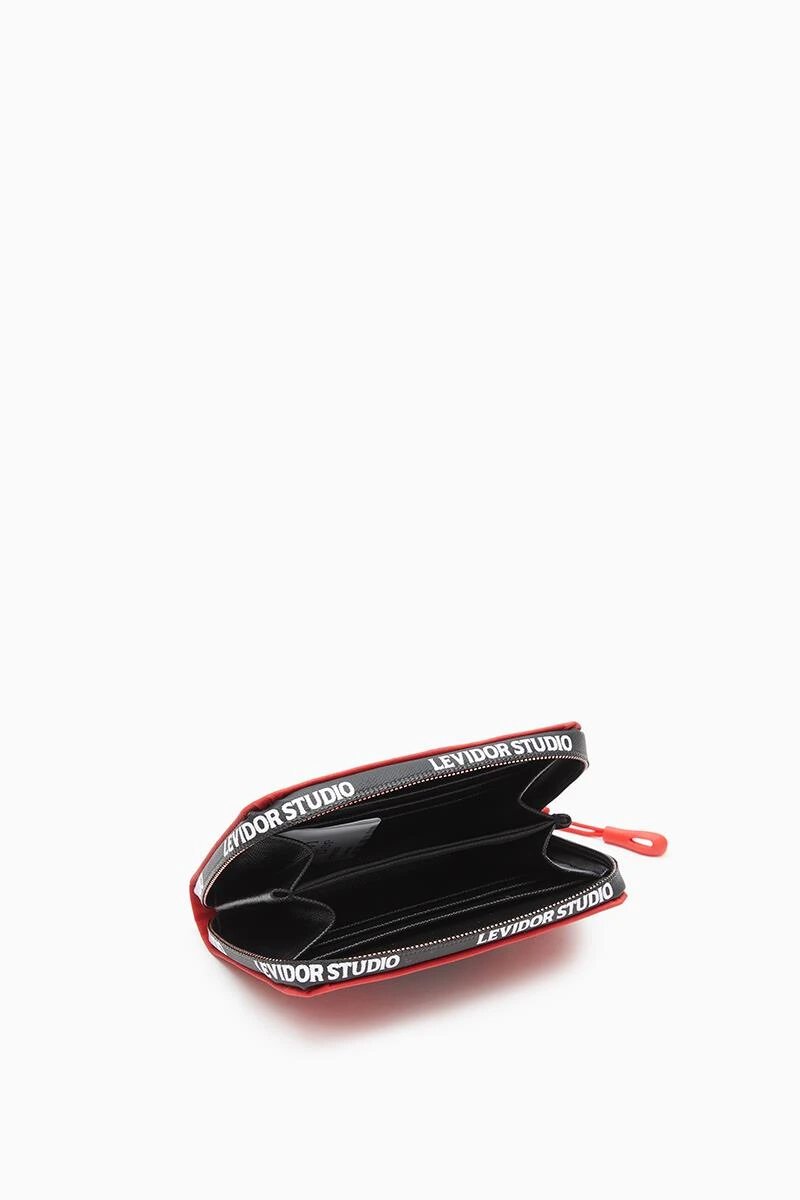 Kırmızı Tekstil Kadın Cüzdan Levidor 920003
