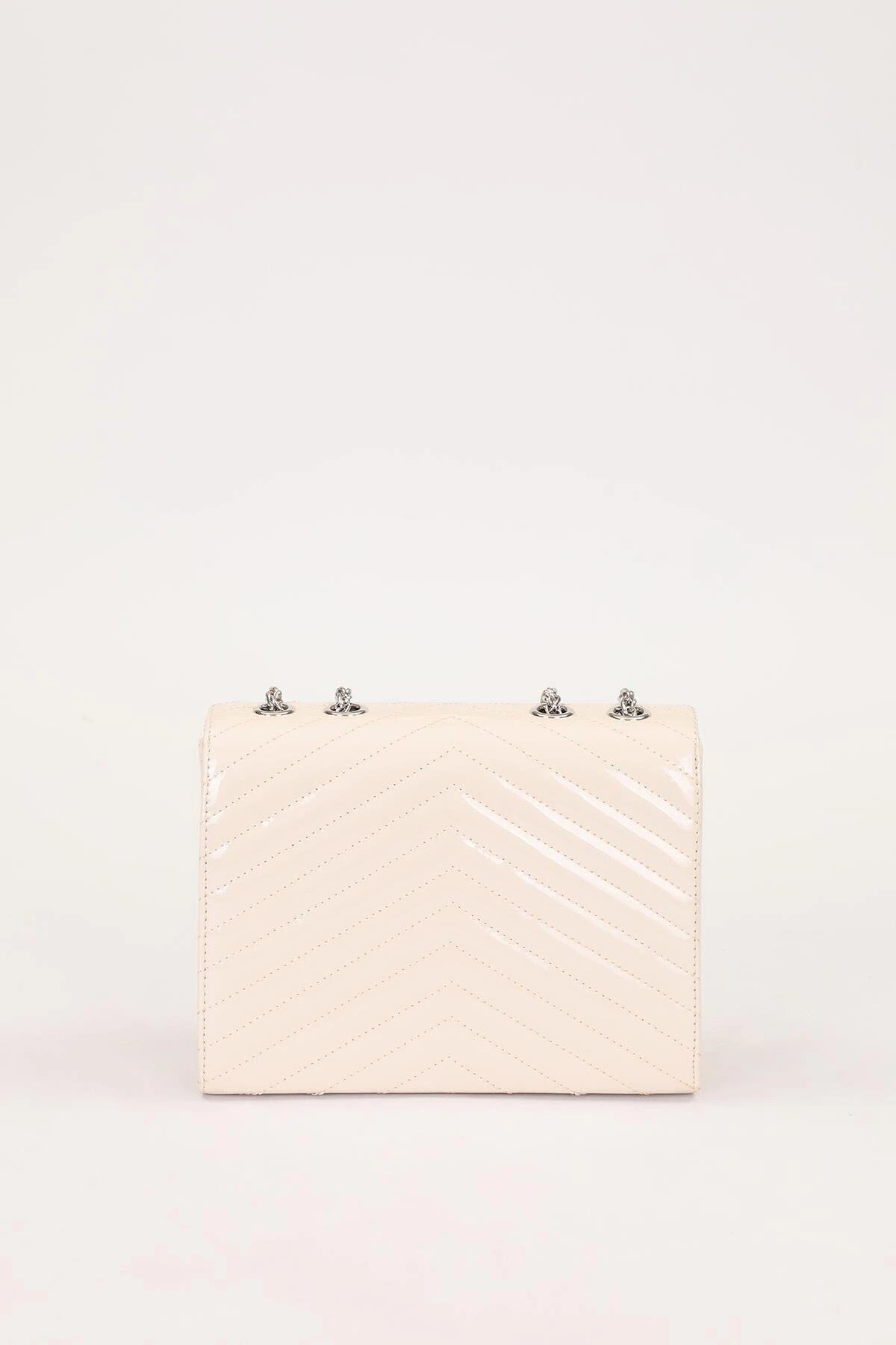 Krem Rugan  Kadın Omuz Çantası 930076 Çanta