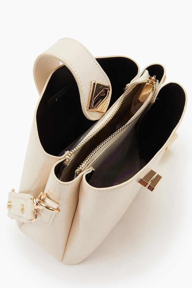 Krem Rugan  Kadın Omuz Çantası 930167 Çanta