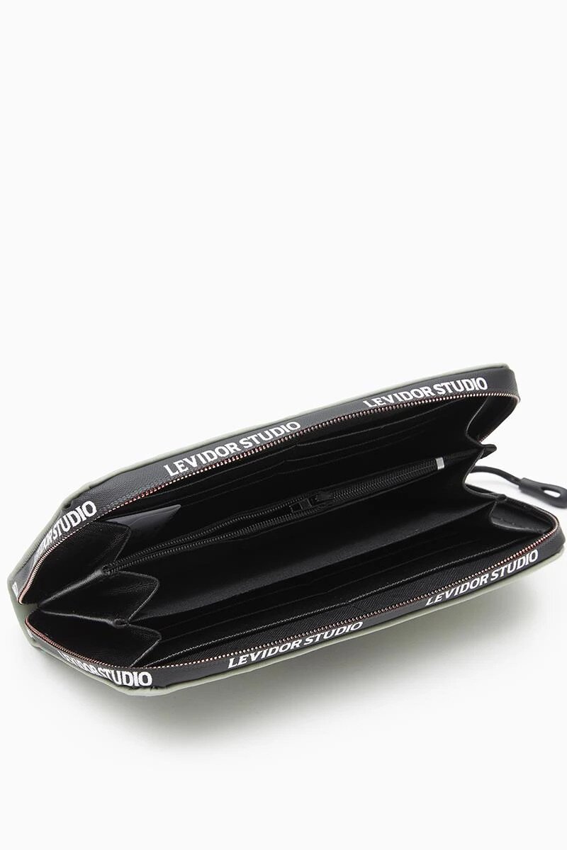 Mint Yeşili Tekstil Kadın Cüzdan Levidor 920004