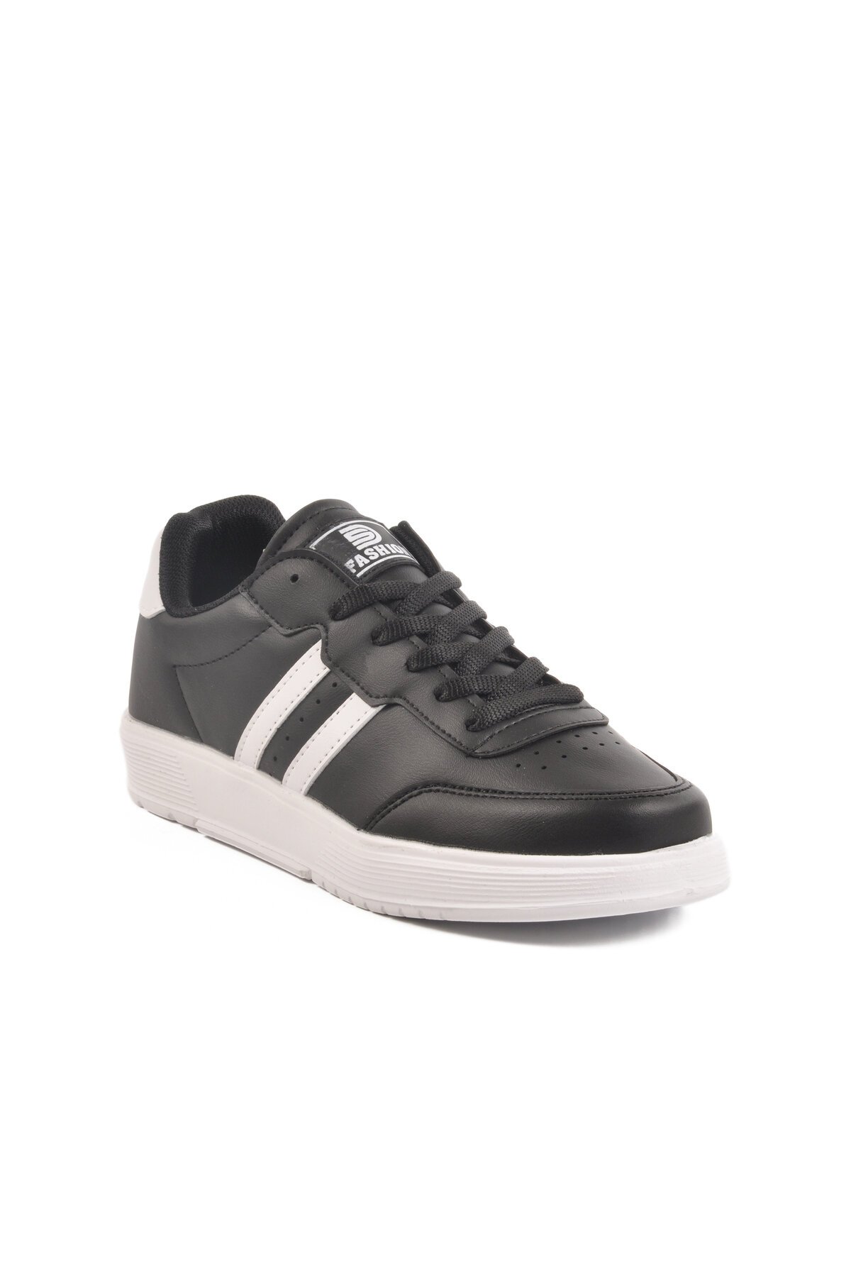 Fashion Siyah-Beyaz Kadın Spor Ayakkabı 163 G