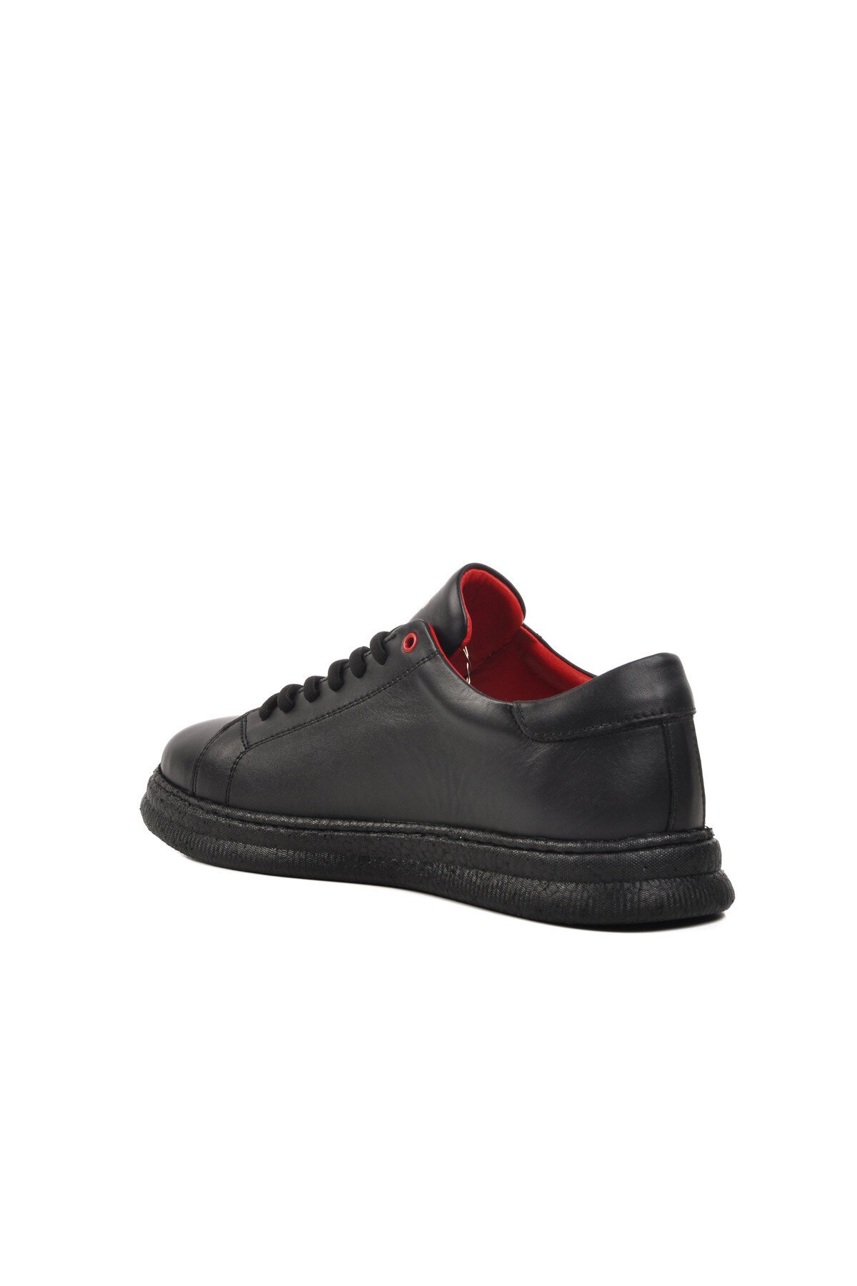 Siyah Hakiki Deri Erkek Günlük Ayakkabı 251013 M