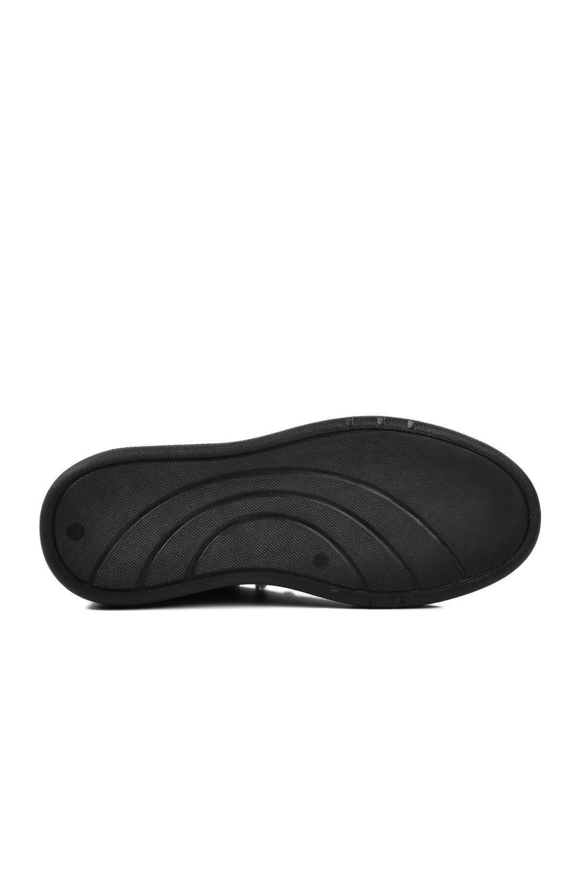 Siyah Hakiki Deri Erkek Günlük Ayakkabı 404 M GENİŞ KALIP