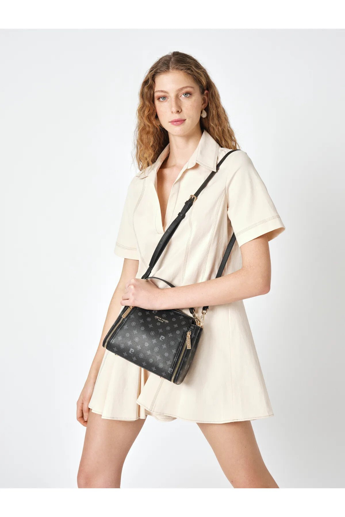 Siyah Kadın Omuz Çantası 05PC25Y10320-MN