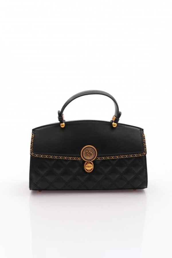 Siyah  Kadın Omuz Çantası 25YG343 Çanta