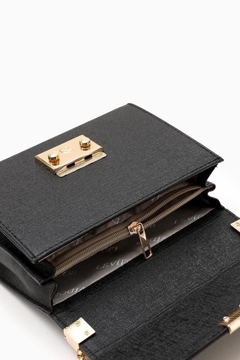 Siyah Kadın Omuz Çantası Levidor 930106