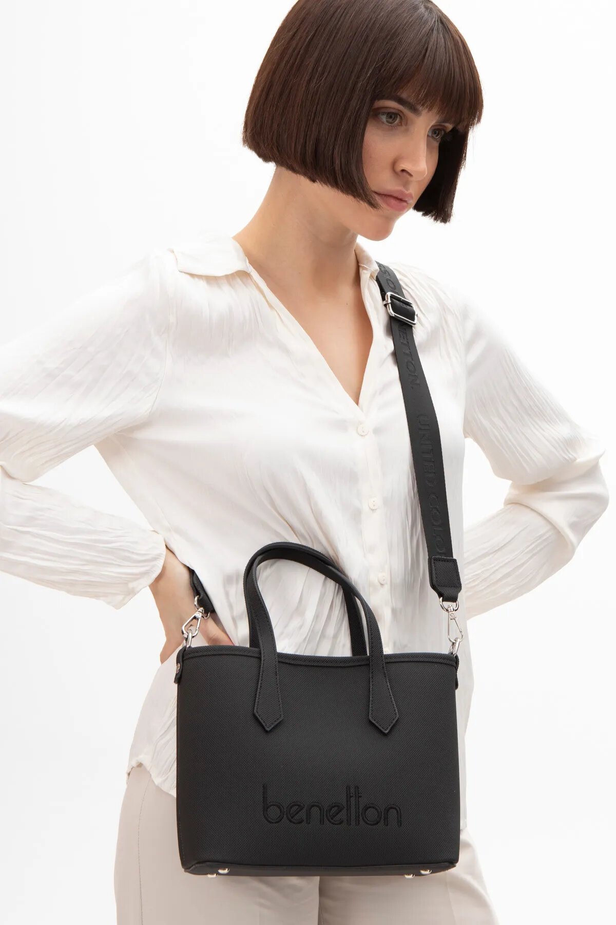 Siyah  Kadın Omuz Çantası BNT-1588 Çanta