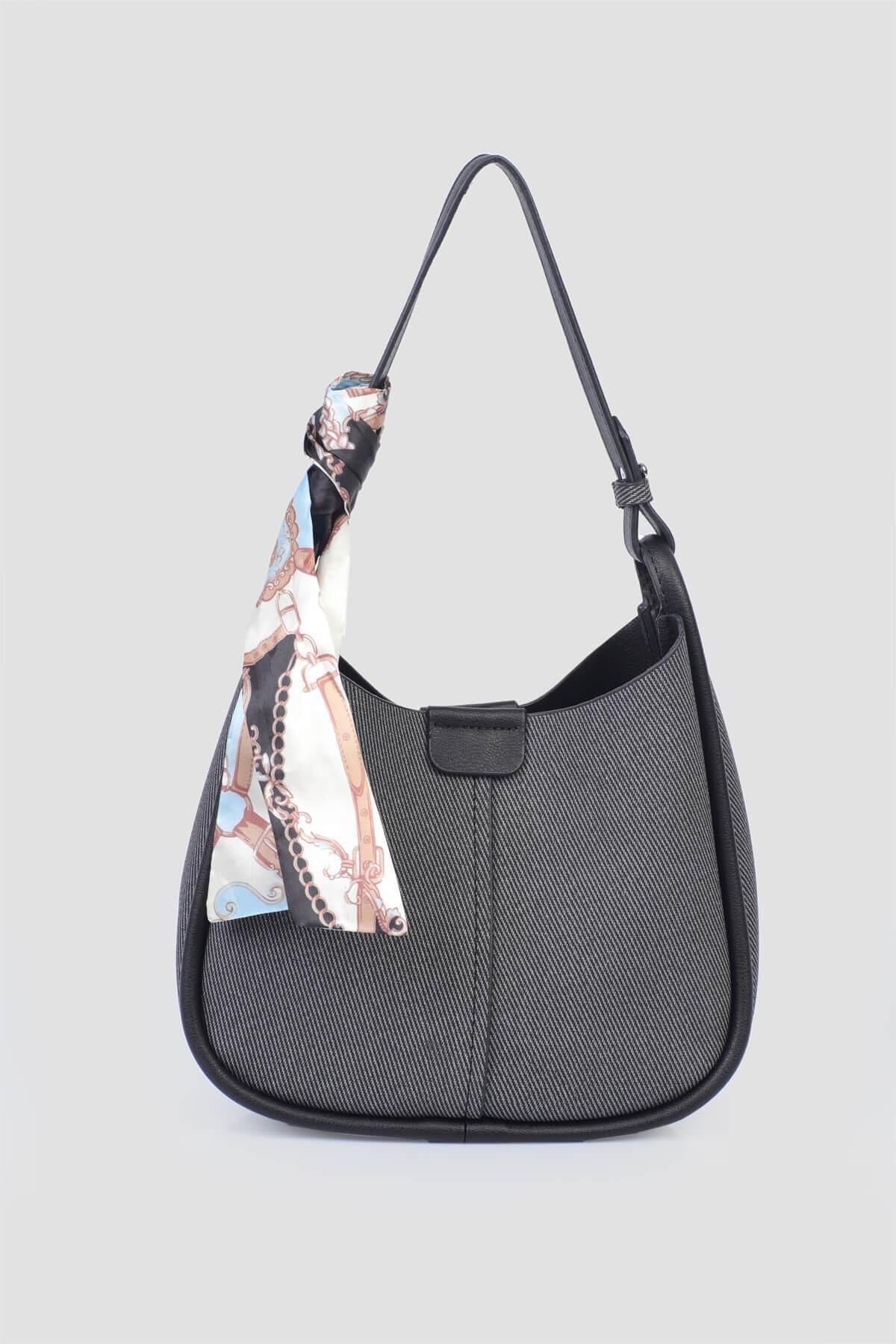 Siyah Kadın Omuz Çantası IM592