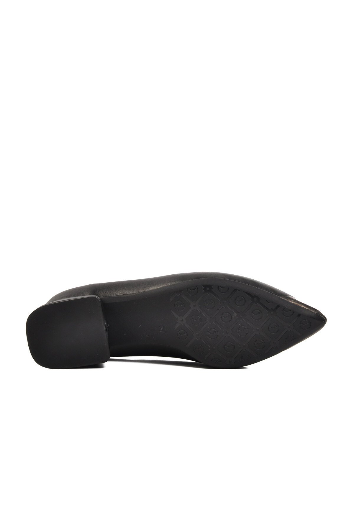 Siyah Kadın Topuklu Abiye Ayakkabı PC-54234 Z