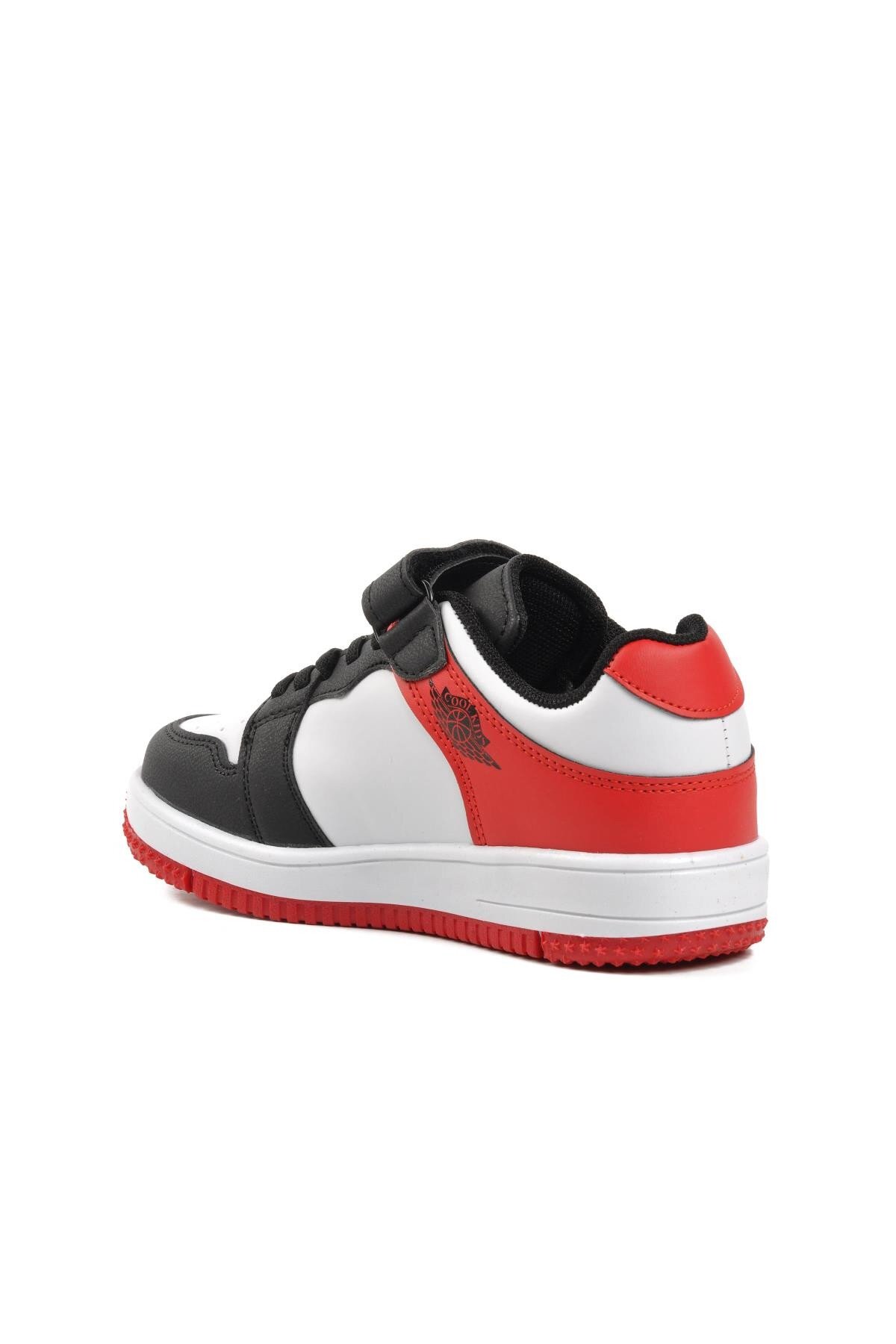 Siyah-Kırmızı Çocuk Spor Ayakkabı Cool Haykat Kısa F