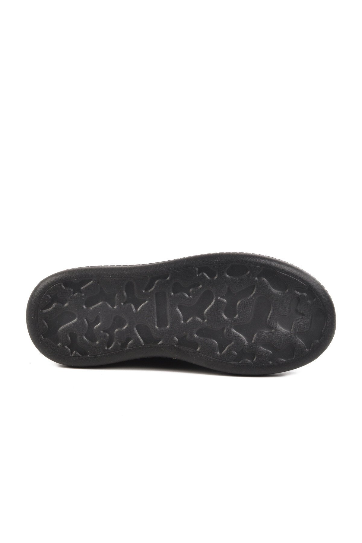 Siyah Leopar Yüksek Tabanlı Kadın Sneaker T-300 Z