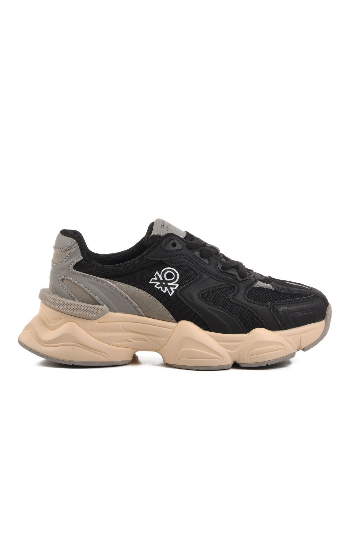 Siyah Poliüretan Kadın Spor Ayakkabı BN-11121 G