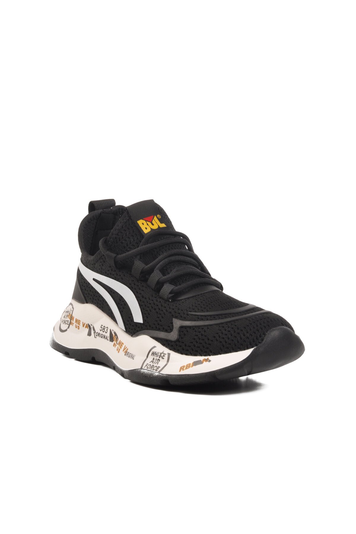 Siyah Fileli Erkek Spor Ayakkabı 241432 M