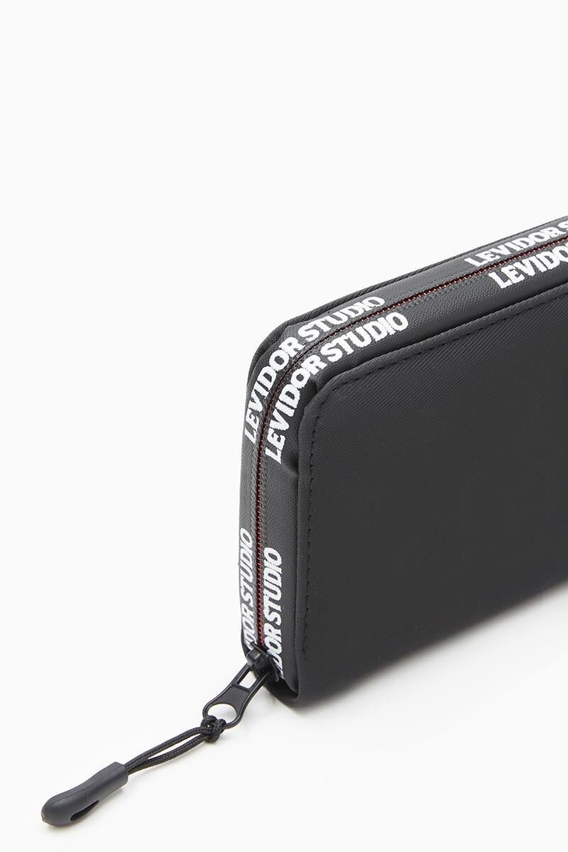 Siyah Tekstil Kadın Cüzdan Levidor 920004