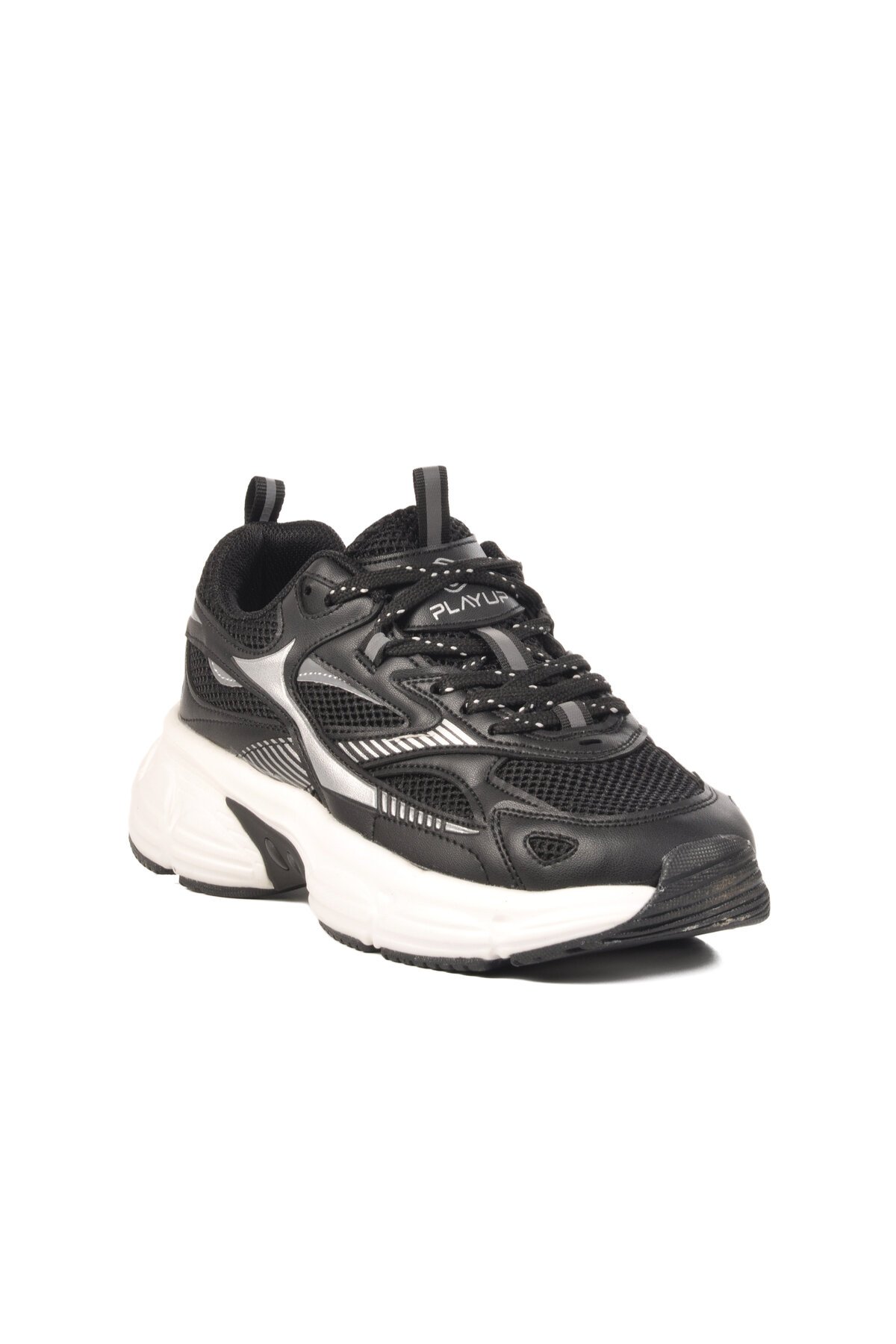 Siyah Fileli Kadın Spor Ayakkabı GS-251-530 G