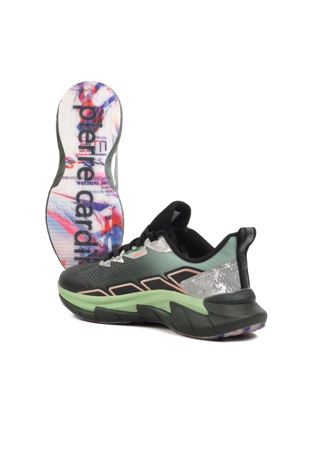 Siyah-Yeşil Erkek Spor Ayakkabı PCI-11052 M