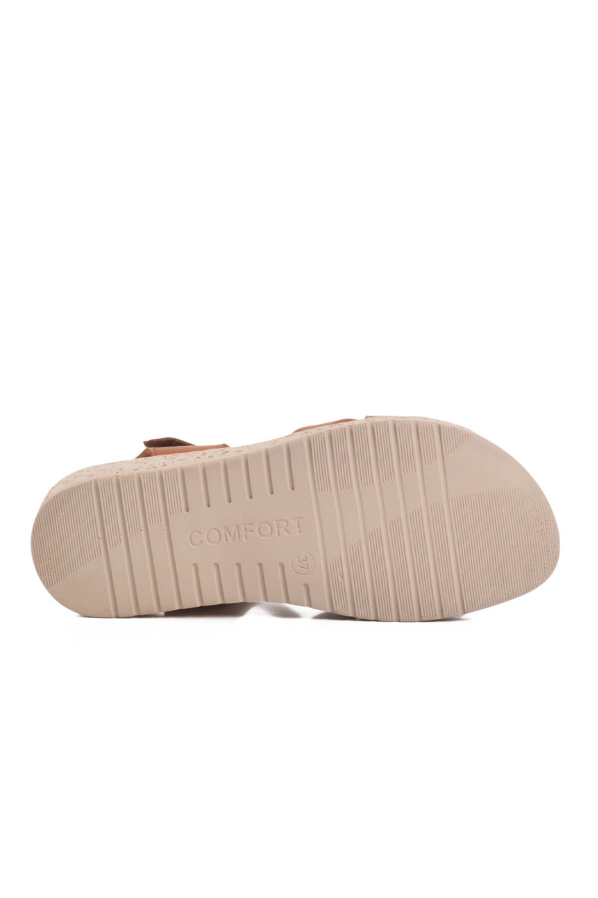 Taba Hakiki Deri Kadın Sandalet 9216 Z