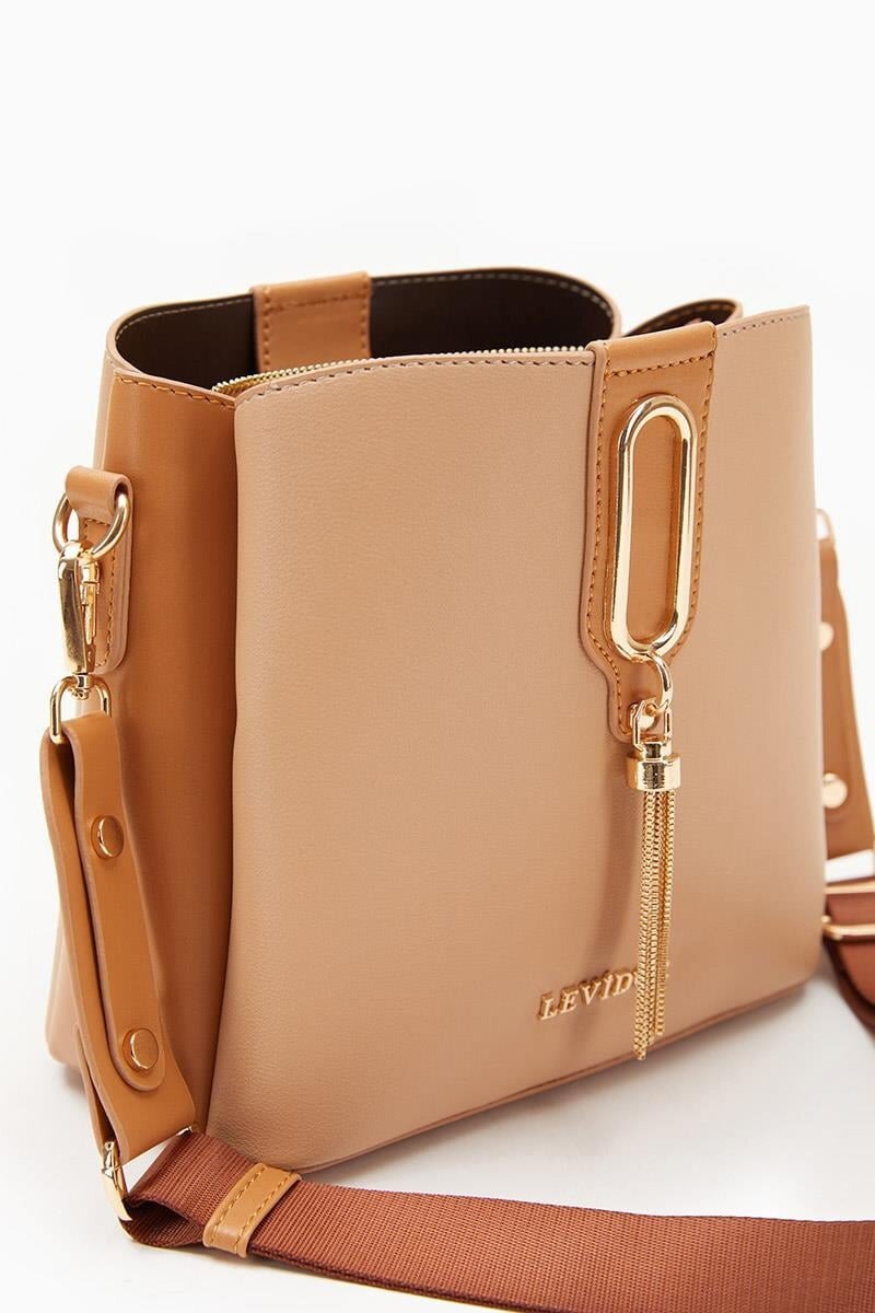 Vizon-Camel  Kadın Omuz Çantası 930126