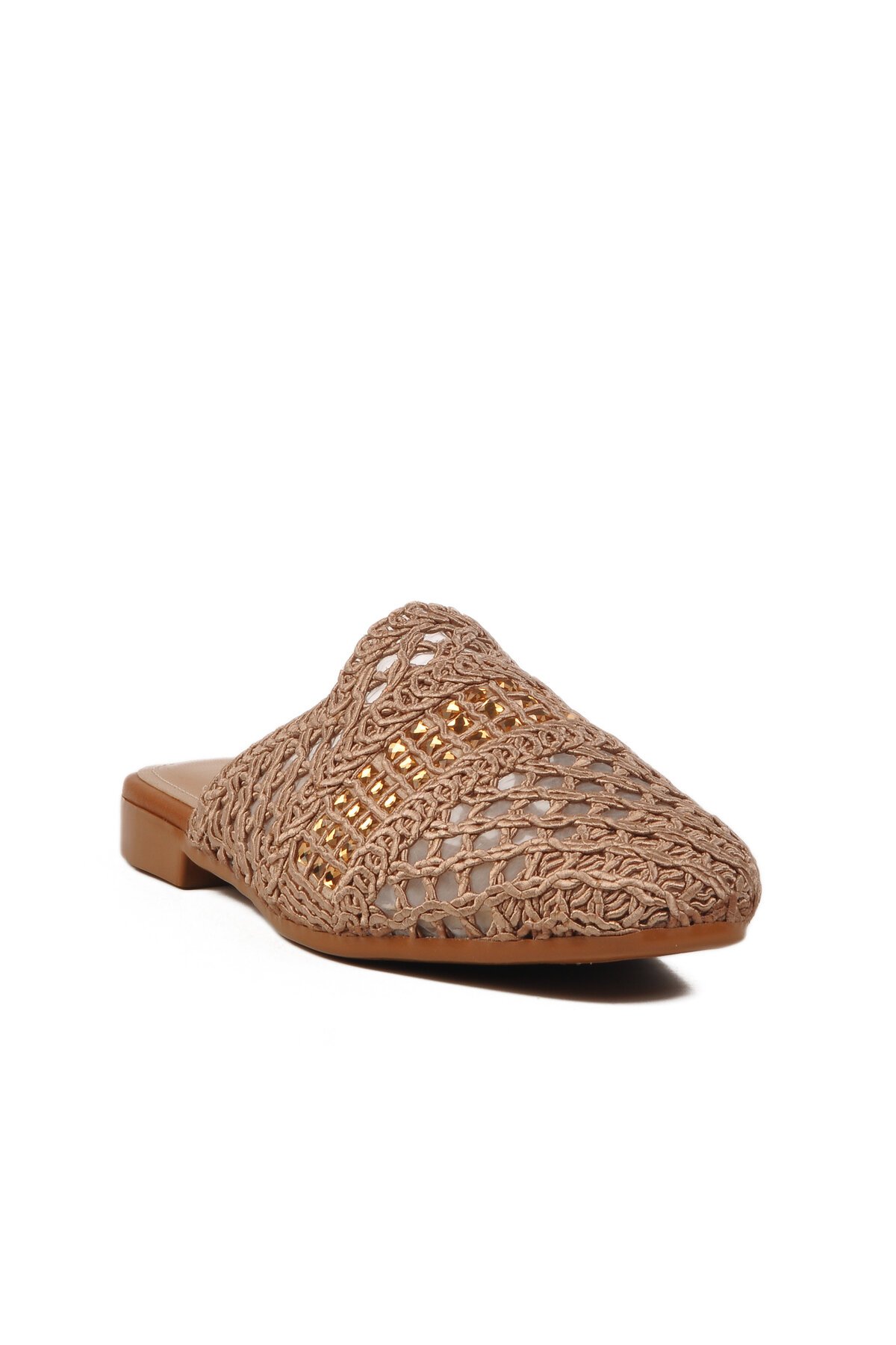 Vizon Triko Hafif Önü Kapalı Kadın Terlik PC-54712 Z