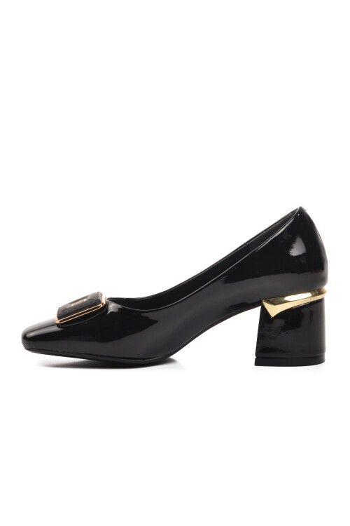 Ayakmod Siyah Kadın Topuklu Ayakkabı