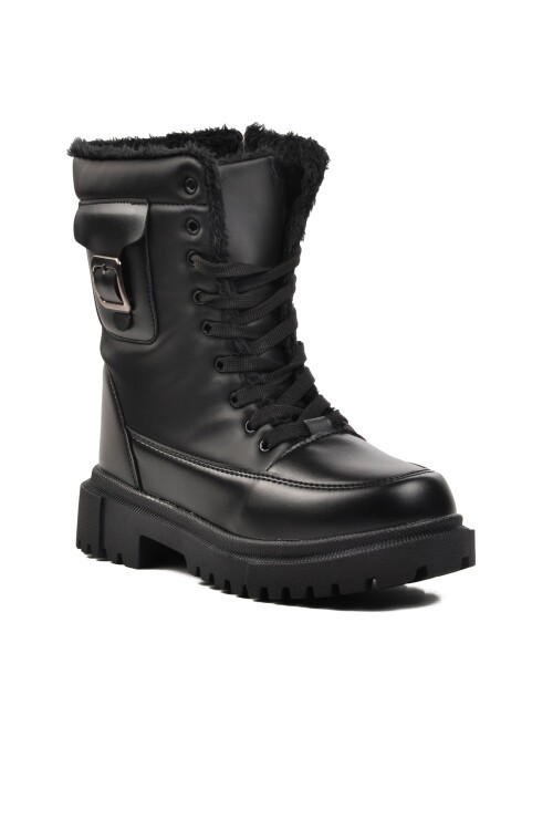 Walkway Siyah-Zümrüt Kadın Bot