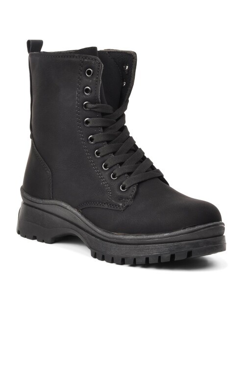 Walkway Siyah-Zümrüt Kadın Bot