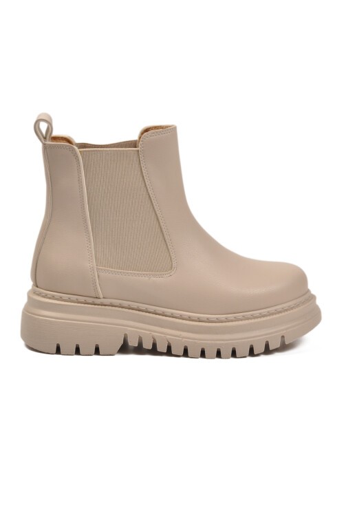 Bej Cilt İçi kürklü Kadın Bot 473093 Z