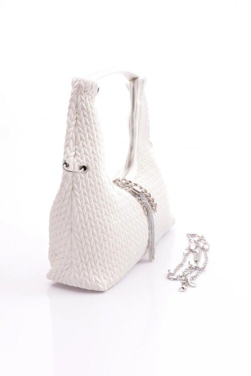 Beyaz  Kadın Omuz Çantası Ccs London 17331 Çanta