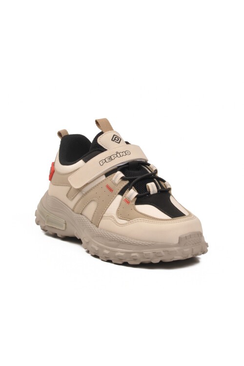 Pepino Krem-Kahve Çocuk Spor Ayakkabı 1734 F