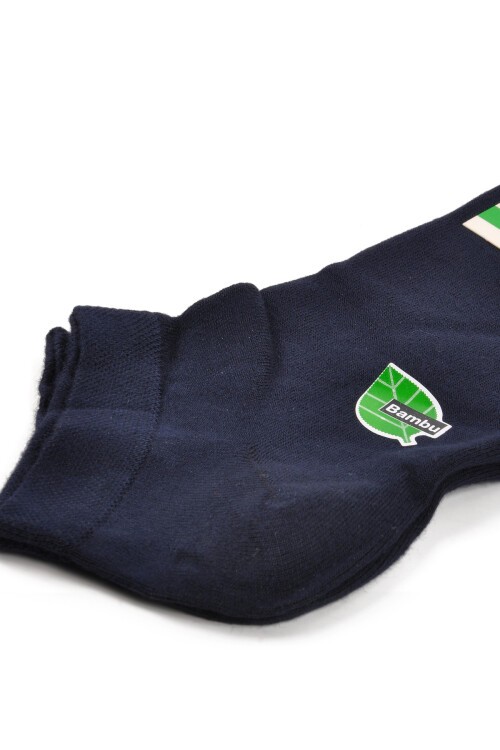 Lacivert Bambu Çorap 24K001 Patik