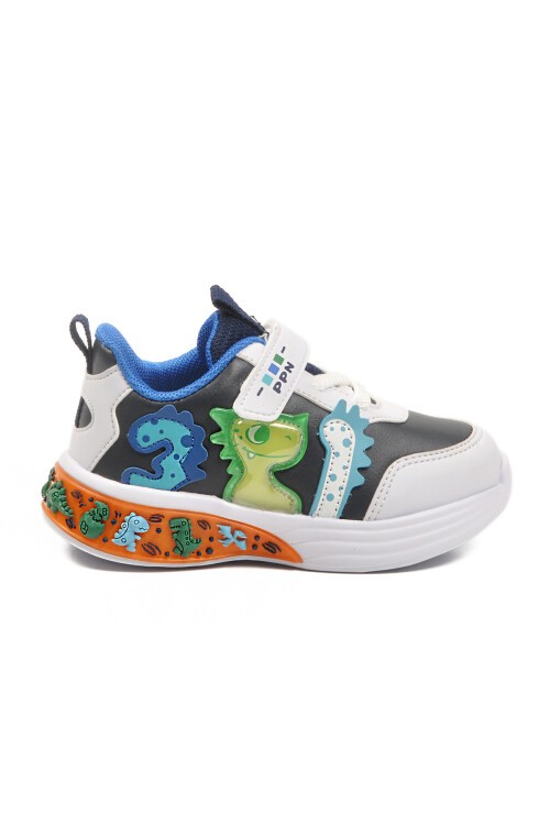 Lacivert Cırtlı Çocuk Spor Ayakkabı 2065 B