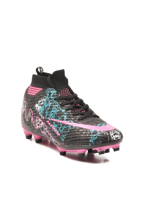 Siyah-Fuşya Çoraplı Erkek Krampon Air 565 M