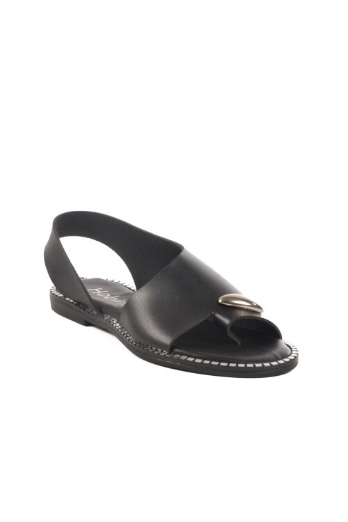 Siyah Hafif Kadın Sandalet Hobim 102 Z