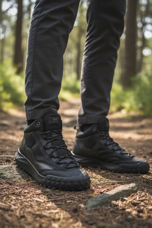 Siyah Erkek Outdoor Ayakkabı Mün 2025 M