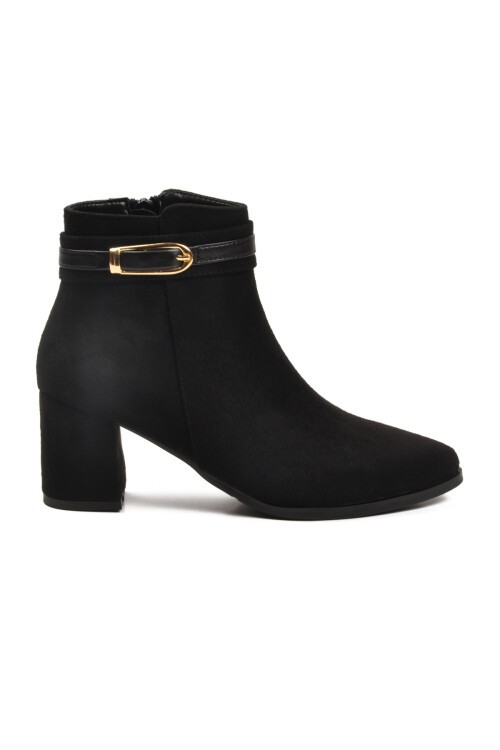 Siyah Süet İçi Kürklü Kadın Bot 547815 Z