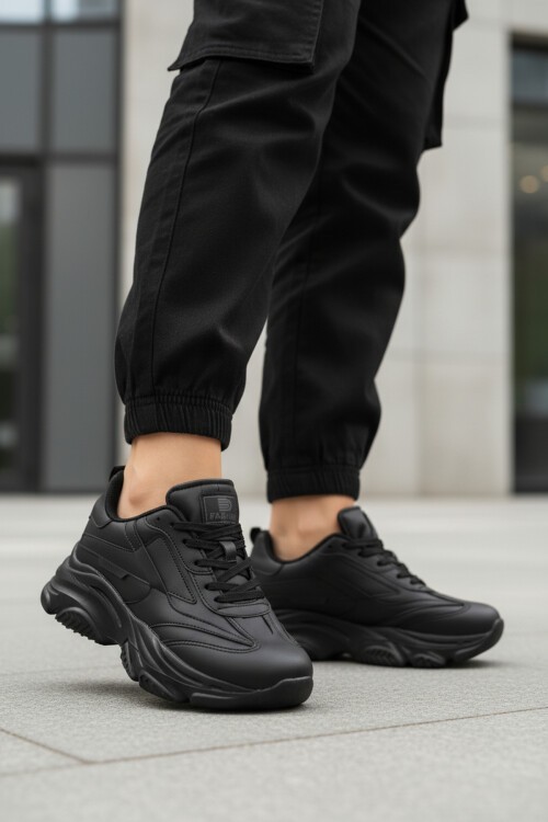 Siyah Unisex Spor Ayakkabı Fashion DRK171 G