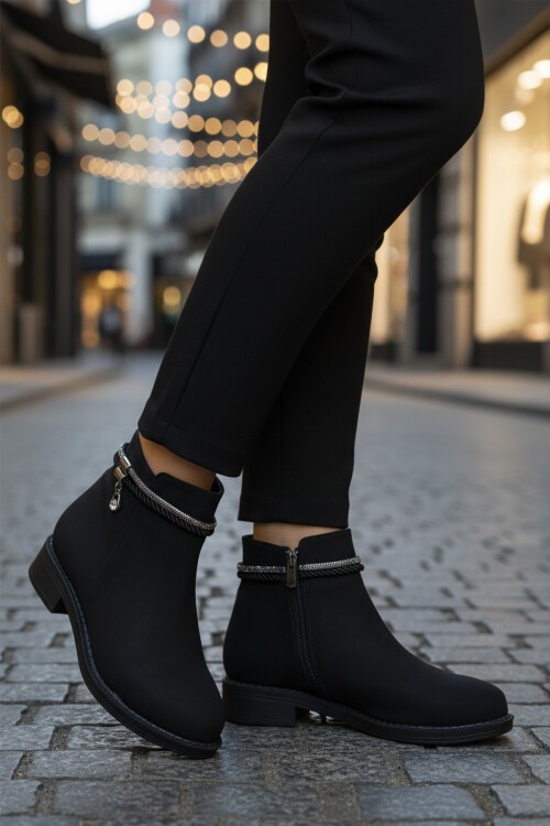 Siyah Zümrüt Hafif Kadın Bot 325126 Z