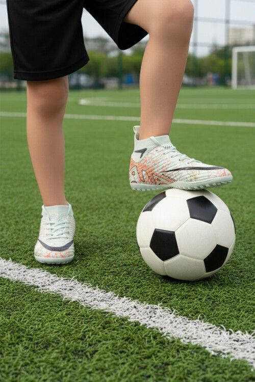 Su Yeşili-Mor Çocuk Halısaha Ayakkabı Air 600 F