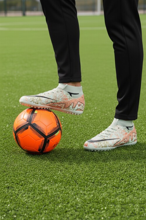 Su Yeşili Çoraplı Unisex Halı Saha Ayakkabısı Air 600 G