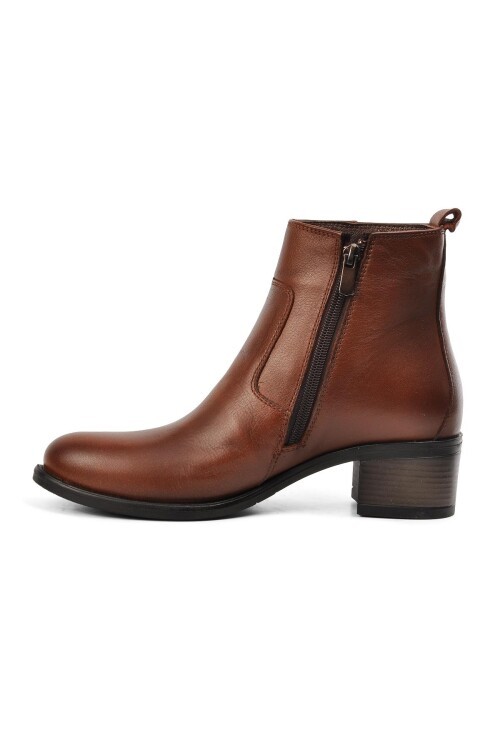 Taba Fermuarlı Kadın Bot 8691 Z