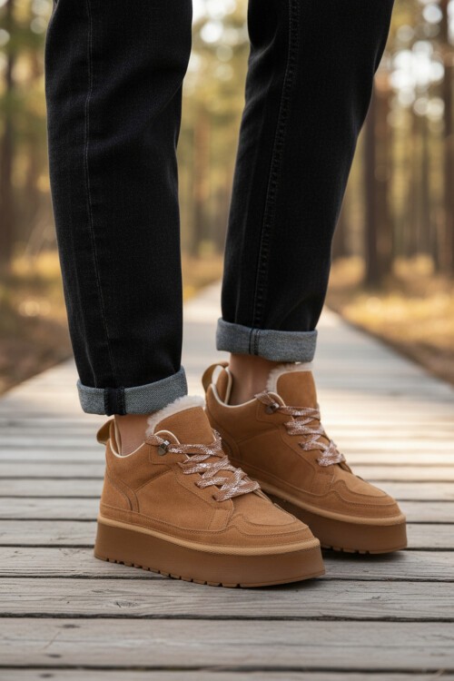 Taba Süet Kadın Bot 2613 Z