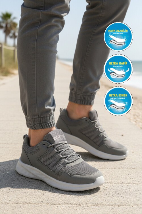 Füme Tekstil Hafif Unisex Spor Ayakkabı 2029 M