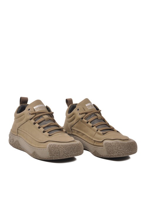 Haki Hakiki Deri Erkek Günlük Ayakkabı Marcomen 152-18549 M