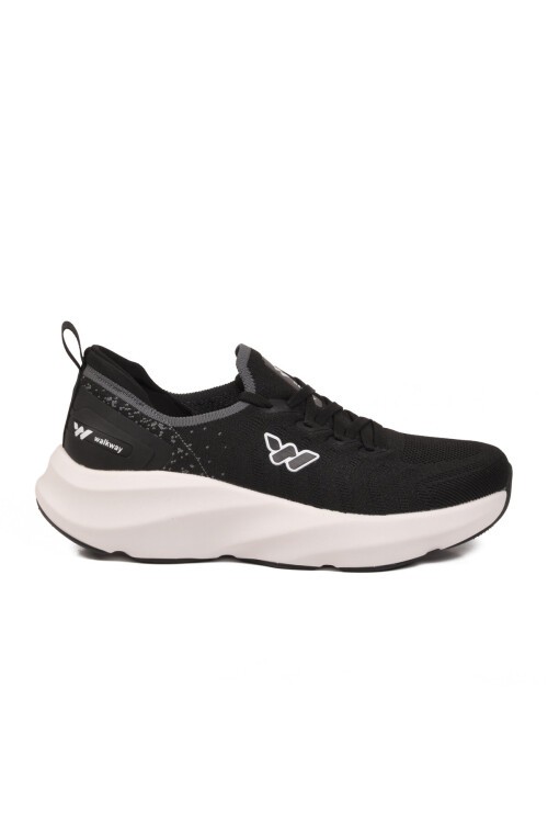 Siyah Beyaz Hafif Memory Foam Yumuşak Taban Erkek Spor Ayakkabı B25RA299 M