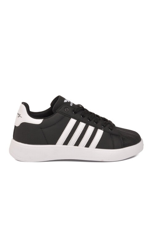 Siyah-Beyaz Hafif Unisex Spor Ayakkabı 26112 Senti G