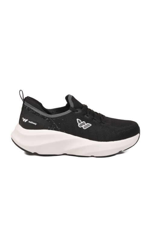 Siyah Beyaz Memory Foarm Hafif Unisex Spor Ayakkabı B25RA299 G