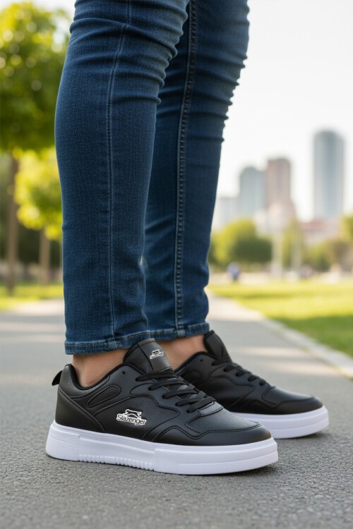 Siyah-Beyaz Unisex Spor Ayakkabı Energy G